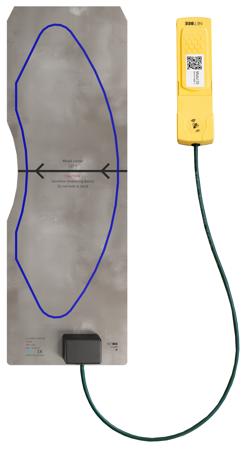 ForceBEE thin-film brake force sensor